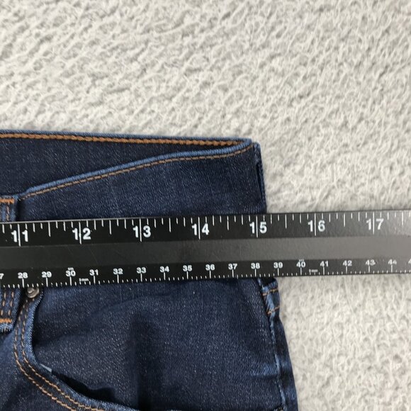 MOTT & BOW Jeans Womens Size 32x28 Jane Skinny High Rise Dark Wash Stretch Denim - Picture 9 of 13